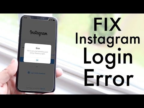 How To FIX Instagram Login Error!