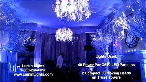 Lumin Lights Compact 60 & Power Par Q610 at Pratt House 12 13 14