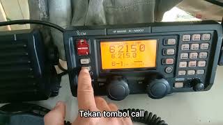 How to Test DSC HF MARINE IC-M802 Call