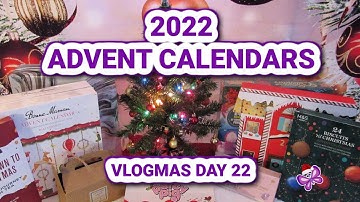 Day 22 - Opening 10 ADVENT CALENDARS!  Vlogmas Day 22! #leighshome