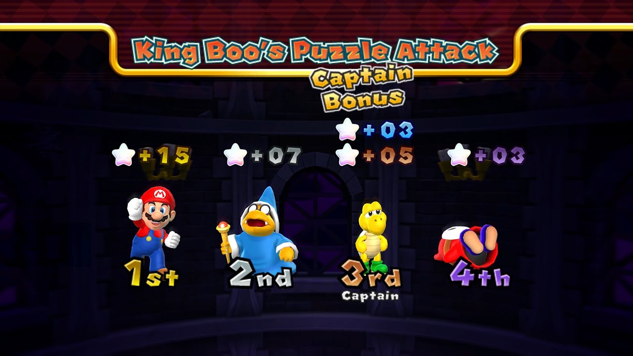 Mario Party 9 - Mario vs Koopa vs Shy Guy vs Magikoopa - Toad Road