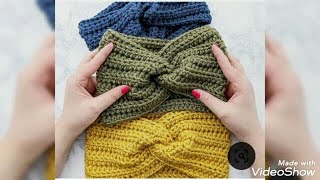 بندانة كروشية/سورتيت/ربطة شعر/توكة سهلة للمبتدئين ترند 2022   how to crochet easy headband