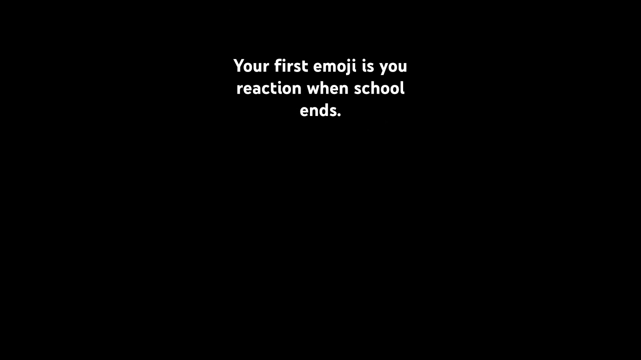 Your first emoji is your reaction when school ends. #trending #classtag #bitmojiclassroom #fyp