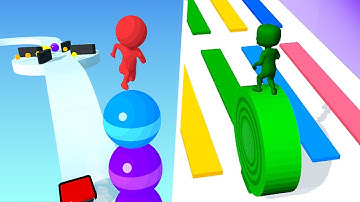 Stack Rider Vs Layers Roll Max Level Mobile Gameplay Walkthrough A18CRC965