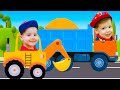 Синий трактор Песенки для детей Машинки и Супер грузовик