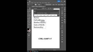How to Properly Align Your Texts in Adobe Illustrator || Tutorial. #shorts #youtbechannel #foryou