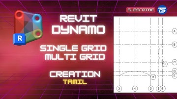 Grid Create By Using Revit Dynamo in Tamil - Trend Software