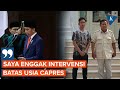 Jokowi Tegaskan Tak Intervensi Uji Materi Batas Usia Capres di MK.