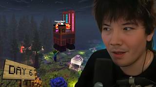 "TO THE MOON!" - OfflineTV Minecraft SMP Day 6