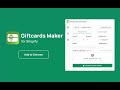 Shopify Giftcards Maker chrome extension