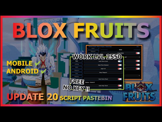 Best Blox Fruit Script Update 20 (Tsuo HUB) - Technobulalo