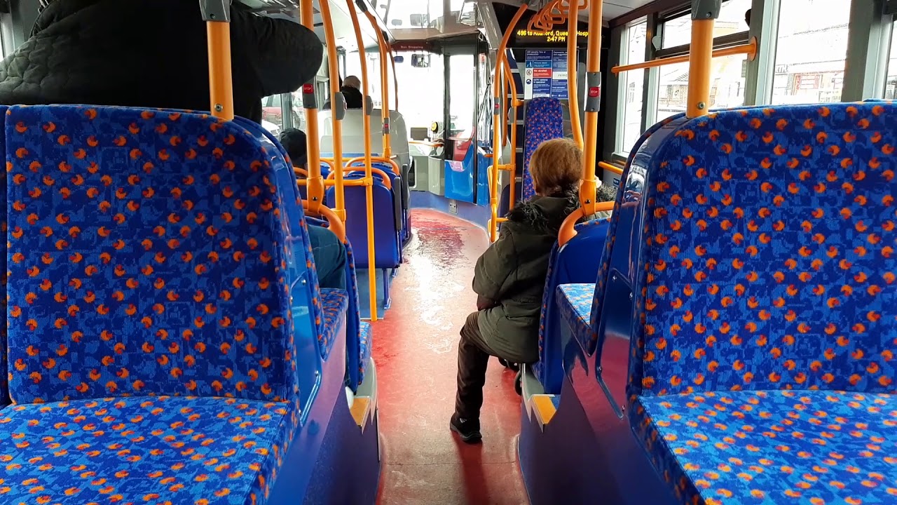 FIRST DAY AT RAINHAM. Journey on the 496. YX19OMH. 11081. Stagecoach London E40sh MMC.