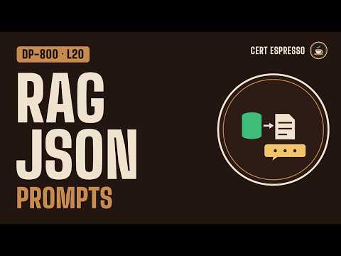 DP-800 Lesson 20: RAG in SQL | FOR JSON, Grounded Prompts, sp_invoke_external_rest_endpoint