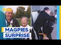 Gran hit by e-scooter given ultimate Magpies surprise | Today Show Australia