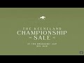 Keeneland Championship Sale
