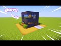 Small Black Modern House Build | Minecraft Modern House Series