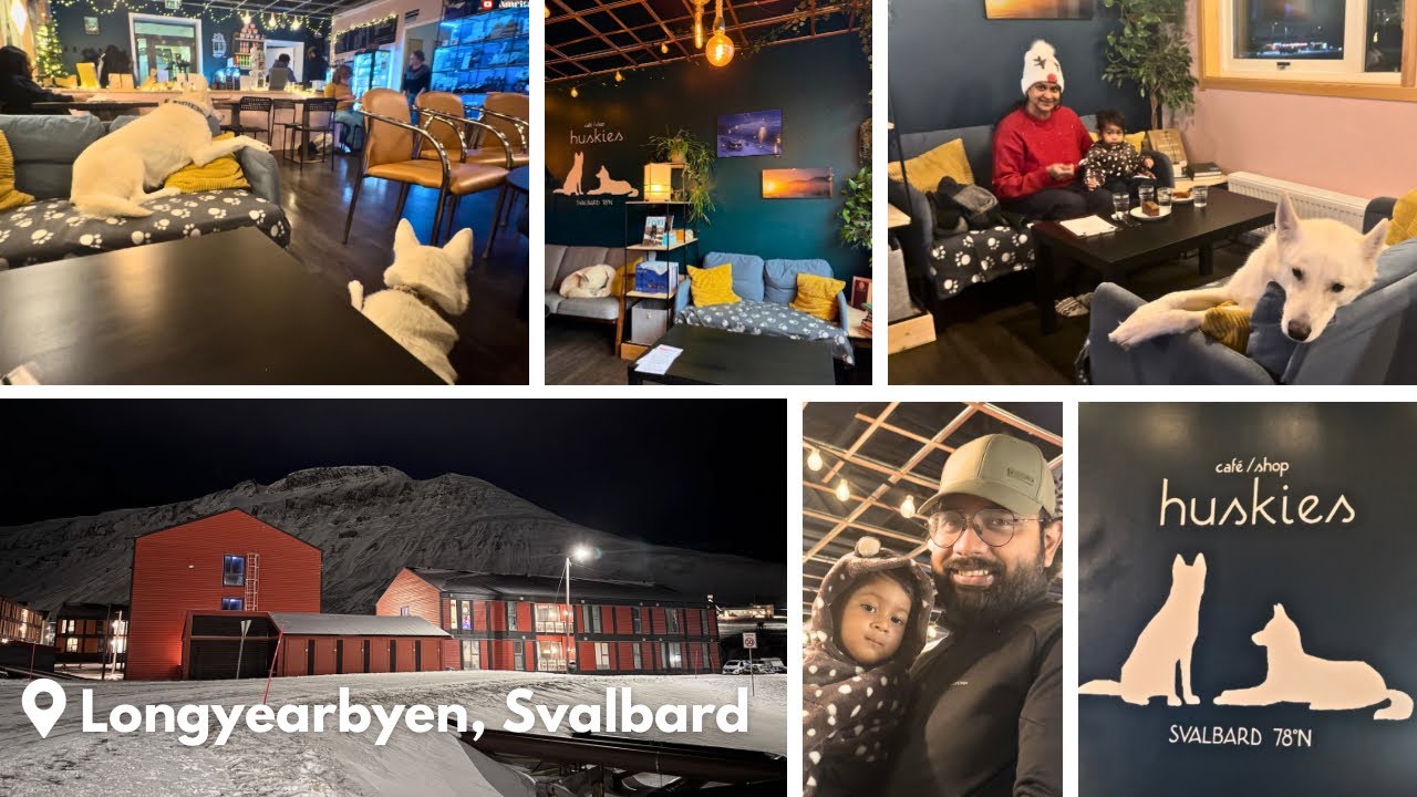 Finally আজ Longyearbyen-এ গেলাম Café Huskies-এ আড্ডা দিতে। ফেরার আগের দিন মজায় কাটলো। Svalbard।EP-7