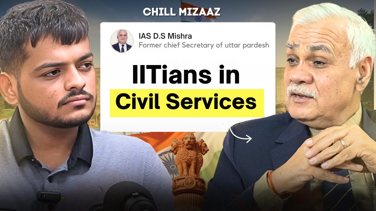 IITians in Civil Services | Technology in Bureaucracy | IAS D.S. Mishra on UPSC and life Experiences