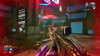 Splitgate  RANK DROP 46 GUNS WERE SHOOTING LAZER