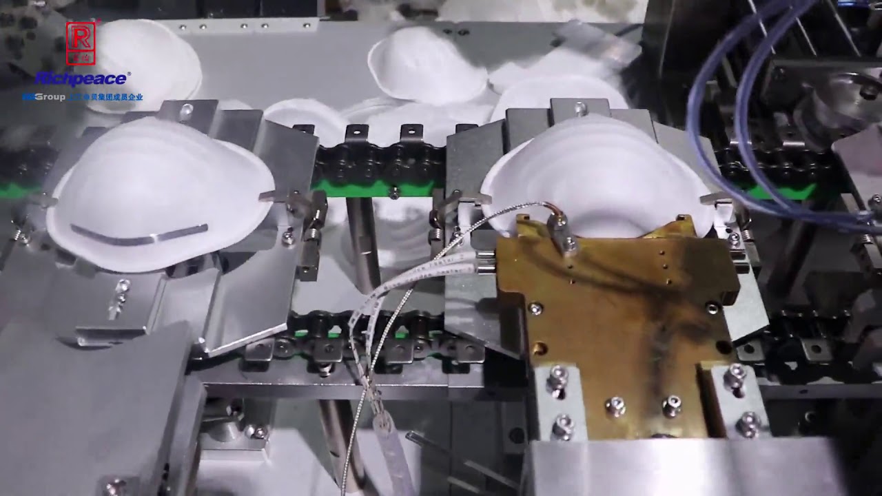 Fully automatic N95 cup mask making machine