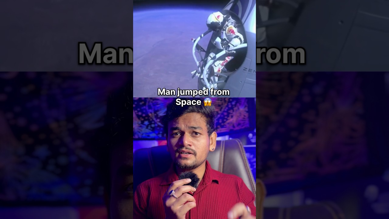 📍PART 719 : " MAN JUMPED FROM SPACE " 😱🙌😳| #teluguhorrorstories #amarraghu #shorts #shortfeed
