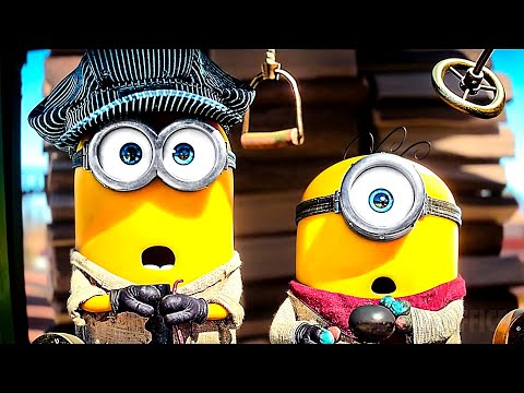 Minions dirigem um TREM (e destroem tudo!) | Minions & Monstros | Clipe