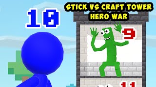 Stick vs Craft Tower: Hero War Gameplay | Android Casual Game screenshot 3