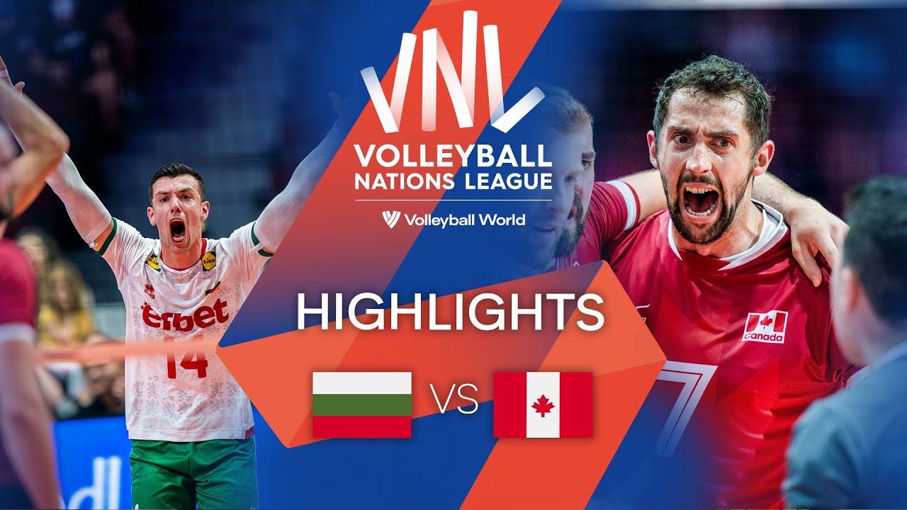 🇧🇬 BUL vs. 🇨🇦 CAN - Highlights Week 1 | Men's VNL 2022 - Win Big Sports