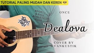 chord gitar Dealova | Once Mekel (tutorial gitar mudah)