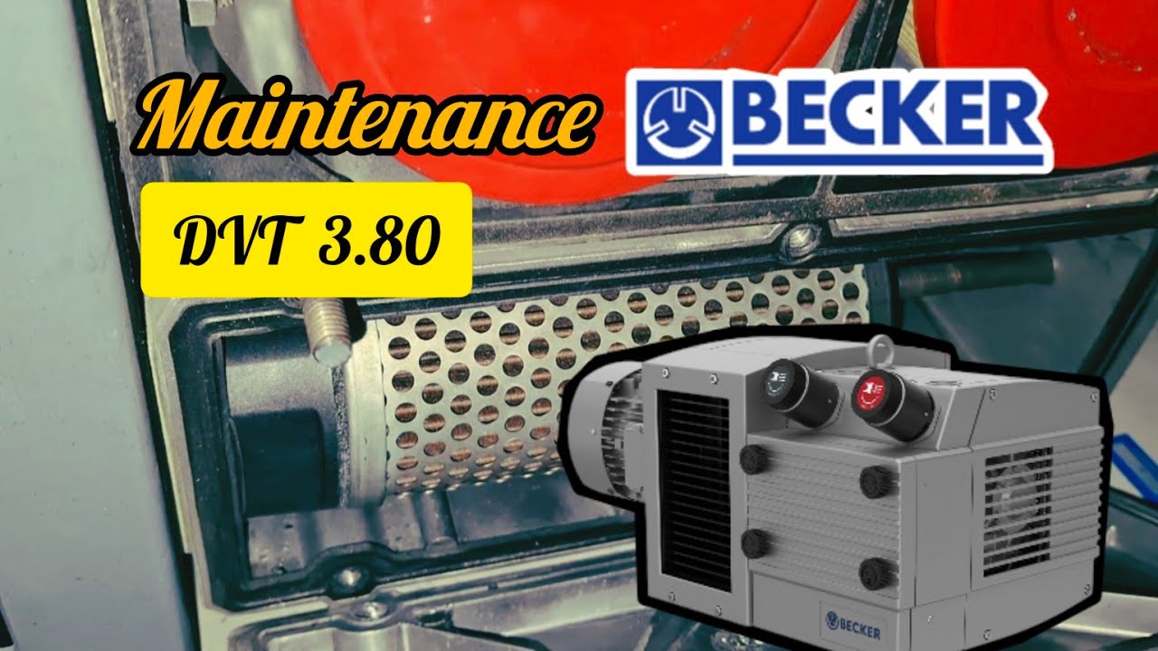 Maintenance Becker DVT 3.80 Vacuum Pump - YouTube