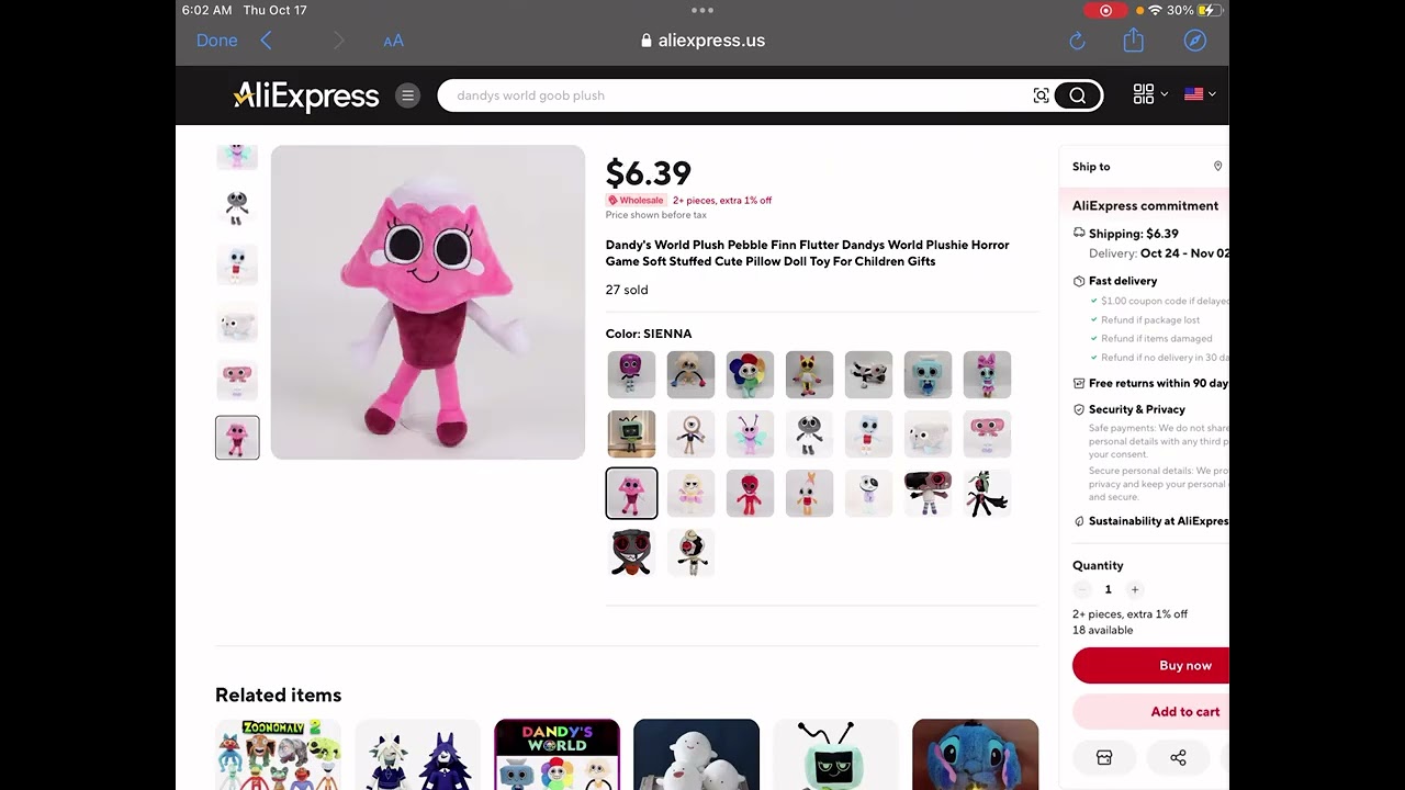 Rating dandy’s world plushies