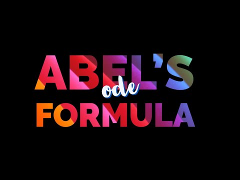 Abel's Formula