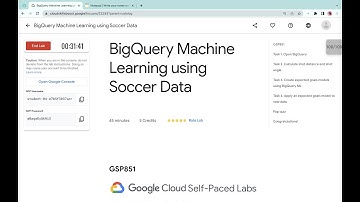 BigQuery Machine Learning using Soccer Data  || #qwiklabs || #GSP851 || [With Explanation🗣️]