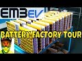 EM3EV battery factory tour - State of the art 18650 battery packs