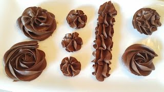 كريمة الزبدة بالشوكولاته Chocolate buttercream