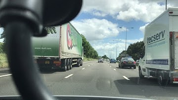 Idiots on M6 - Tailgating and Pressurising other motorists.