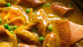 Curried Sausages