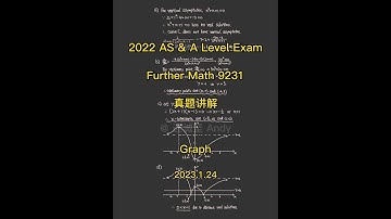 Further Mathematics 9231 | 2022 AS&A Level Exam 真题讲解