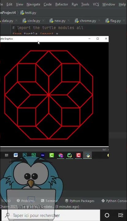 Draw Octagon Pattern in Python Using Turtle #shorts - YouTube