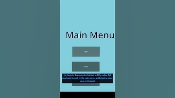 Platformer Devlog #1 – Main Menu Sketch of my Game "2 Hearts of the Sky"