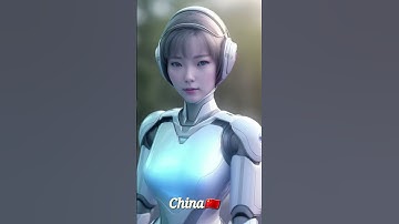 What will female robots be like in the future? Generated using Ai"Part2" #shortsvideo #ai  #country
