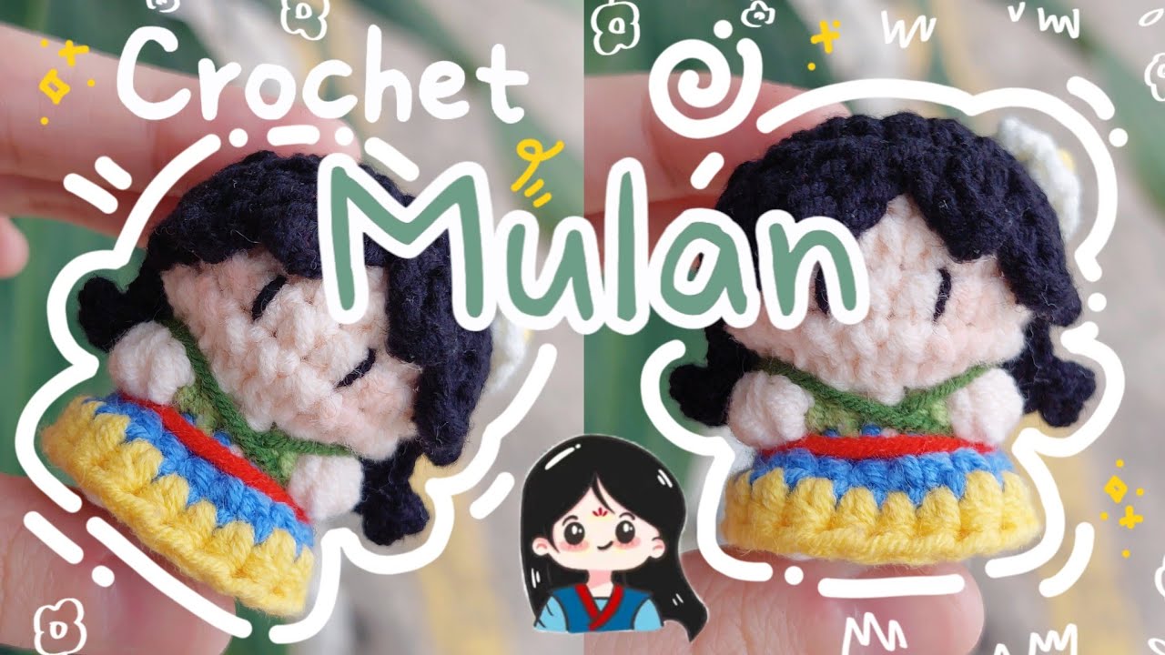Crochet MULAN | Crochet DISNEY | Móc len CÔNG CHÚA HOA MỘC LAN | Lem'n Do