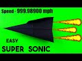 New EASY Paper Plane that FLY FAR || BEST Paper Airplanes || Super Sonic Plane Mp3 Song