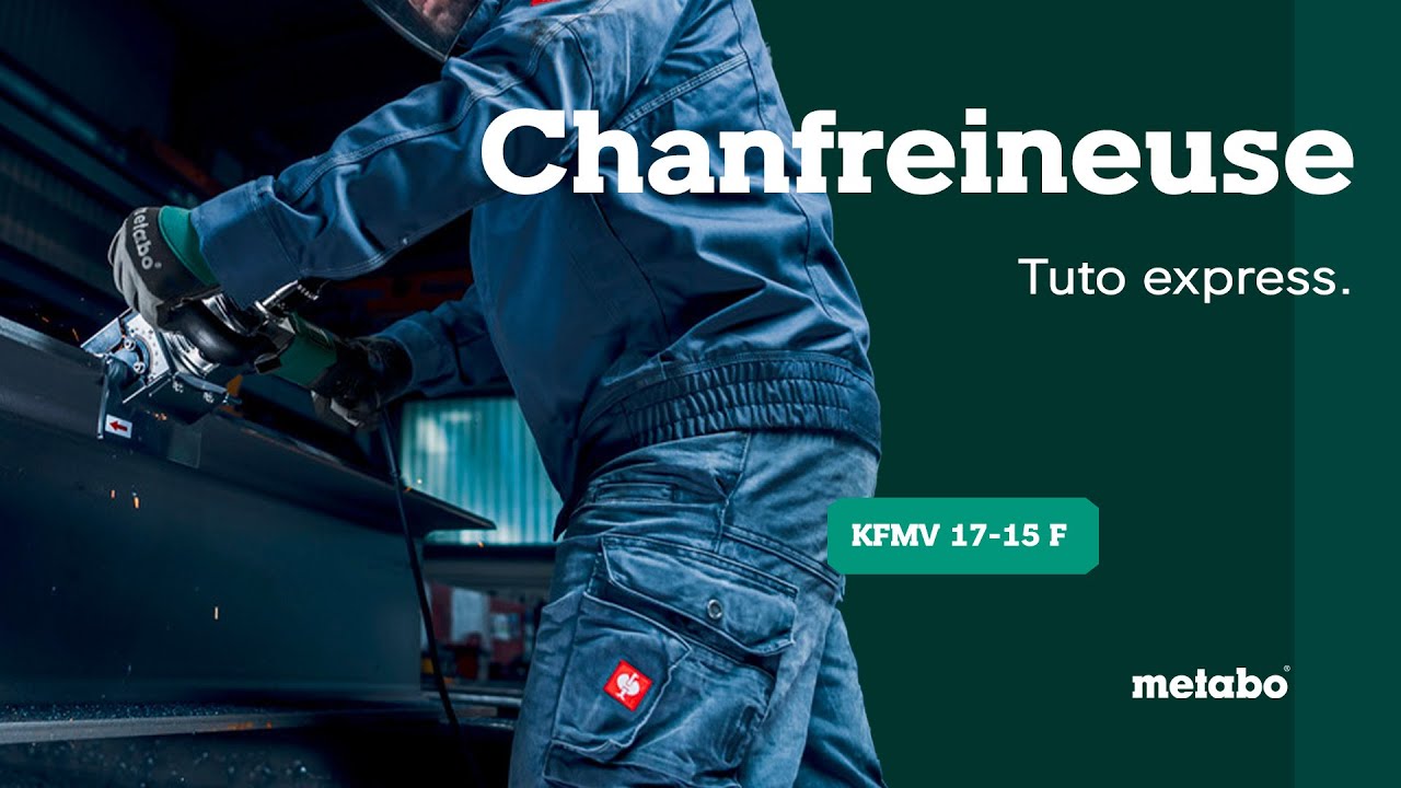 Mode d'emploi de la chanfreineuse KFMV 17-15 F Metabo.