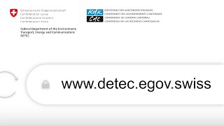 DETEC eGovernment Portal