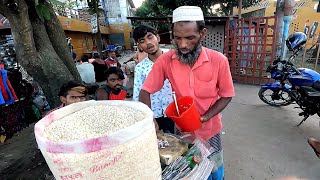 Old Man Selling Tasty Muri Masala or Jhal Muri Vorta @ Tk 10  #BangladeshPopular #StreetFood