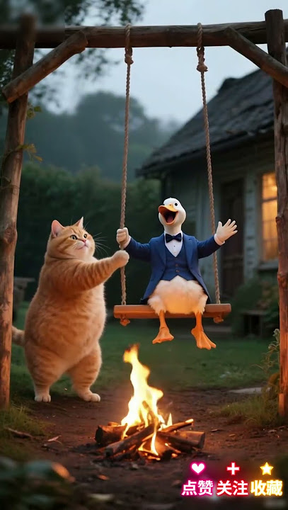 From Best Friends to BBQ: The Cat's Sinister Plan!