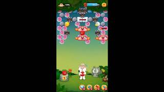 LINE バブル2　STAGE 1464　黄金コニー　アイテムあり　×1.5　Golden Cony　LINE BUBBLE 2