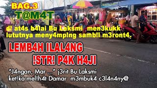 sore hari melintasi desa Tegalsumur ada pasar ramadhan beli kuliner sate bumbu kacang harganya murah