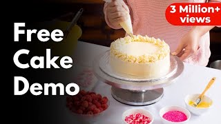 Cake Demo/ Tutorial | Learn making 3 types of Cakes from Scratch for free! screenshot 5